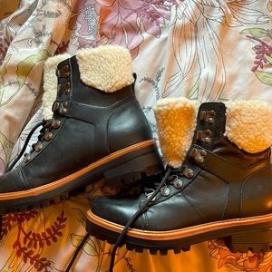 Marc Fisher genuine leather hiking boots size 7.5